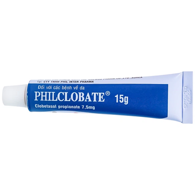 Thuốc bôi ngoài da PhilClobate điều trị viêm da, chàm, chàm dị ứng (15g)