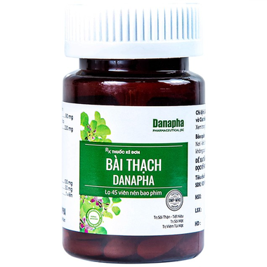 Thuốc Bài Thạch Danapha điều trị sỏi thận - tiết niệu, sỏi mật (45 viên)