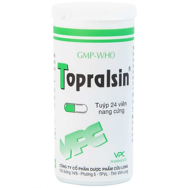 Thuốc Topralsin hỗ trợ điều trị triệu chứng ho khan (Hộp 24 viên)