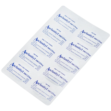 Thuốc Auclanityl 500/125mg Tipharco điều trị nhiễm khuẩn (2 vỉ x 10 viên)