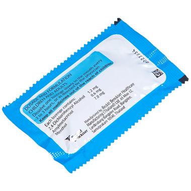Viên ngậm Strepsils Cool giảm đau họng (50 gói x 2 viên)