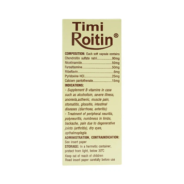 Thuốc Timi Roitin bổ sung các vitamin nhóm B (Hộp 120 viên)