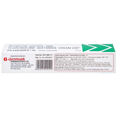 Kem Flucort-N hỗ trợ điều trị các bệnh viêm da (Tuýp 15g)