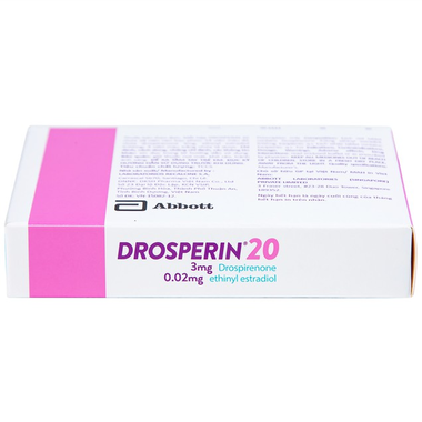 Thuốc tránh thai hằng ngày Drosperin 20 Abbott (1 vỉ x 28 viên)