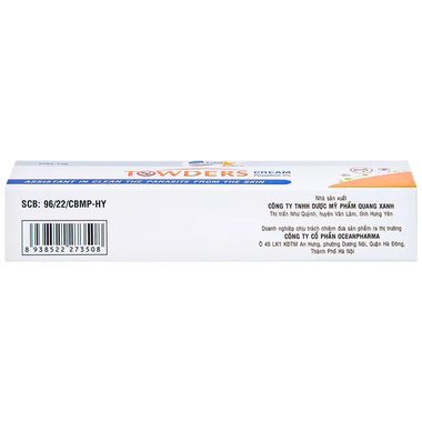 Kem Towders Cream Quang Xanh hỗ trợ phòng ngừa muỗi, ghẻ, chấy và giữ ẩm, mềm mịn da (15g)