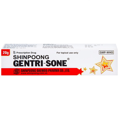 Thuốc Gentrisone điều trị nấm da, giảm viêm ngứa da
