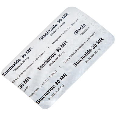 Thuốc Staclazide 30 MR Stella điều trị đái tháo đường tuýp 2 (3 vỉ x 10 viên)