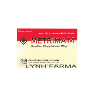 Viên đặt âm đạo Metrima Dược 3-2 điều trị nấm candida (1 vỉ x 1 viên)