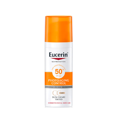 Kem chống nắng trang điểm Eucerin Sun Creme Face Tinted SPF50+ (50ml)