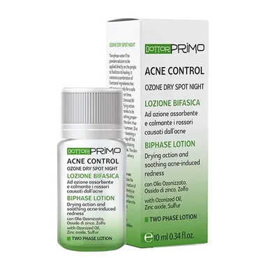 Kem Dưỡng Giảm Mụn Ban Đêm DottorPrimo Acne Control Ozone Dry Spot Night (Chai 10ml)
