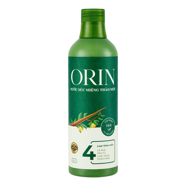 Nước súc miệng Thảo mộc ORIN vị thảo mộc (500ml)Nước súc miệng Thảo mộc ORIN vị thảo mộc (500ml)
