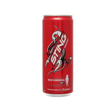 Nước tăng lực Sting hương dâu (Lon 320ml)