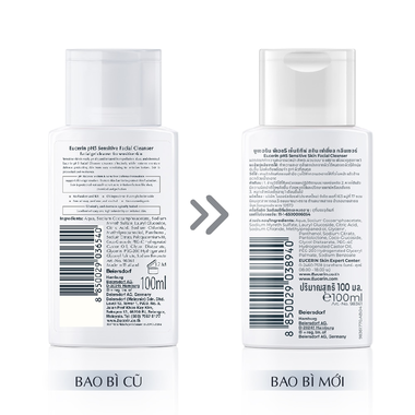 Sữa rửa mặt cho da nhạy cảm Eucerin PH5 Facial Cleanser Sensitive Skin (100ml)