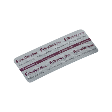 Thuốc Friburine 40mg trị tăng acid uric huyết trong bệnh gout mạn tính