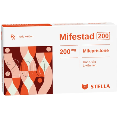 Thuốc Mifestad 200 Mg Stella Dùng Tránh Thai (Hộp 1 Viên)