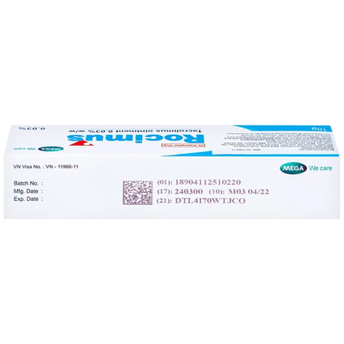 Thuốc Rocimus là sản phẩm của Mega Lifesciences điều trị chàm thể tạng (viêm da cơ địa).
