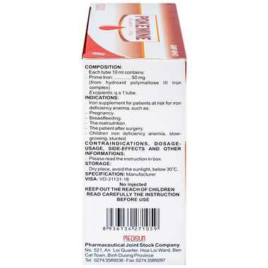 Thuốc Pokemine 50mg Medisun bổ sung sắt cho bệnh nhân thiếu máu