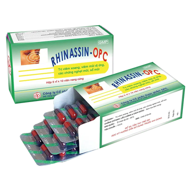 Thuốc Rhinassin OPC Điều Trị Viêm Xoang, Viêm Mũi Dị Ứng
