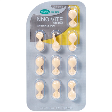 Viên nang mềm NNO Vite Whitening Serum hỗn hợp làm trắng da, giảm kích ứng da và cải thiện tình trạng da (1 vỉ x 10 viên)