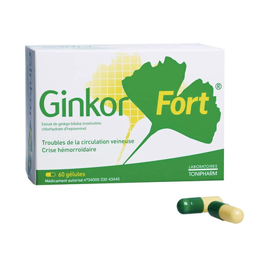 Thuốc Ginkor Fort điều trị suy tĩnh mạch bạch huyết (3 vỉ x 10 viên)