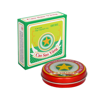 Cao Sao Vàng Điều Trị Cảm Cúm, Nhức Đầu (Hộp 1 Lọ X 20g)