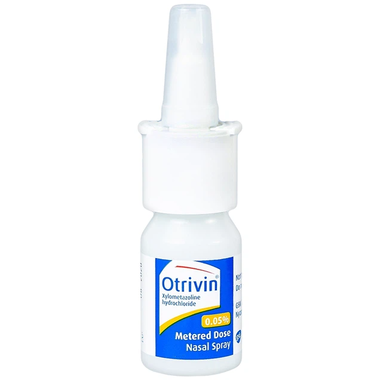 Thuốc xịt mũi Otrivin 0.05% spray giảm triệu chứng nghẹt mũi, viêm mũi dị ứng (10ml)