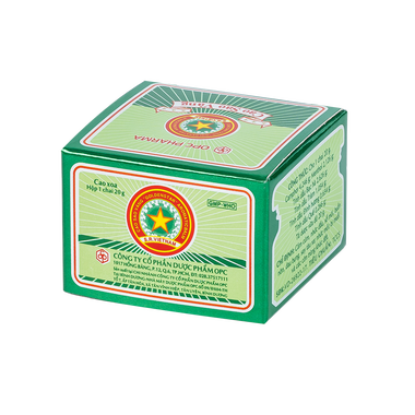 Cao Sao Vàng Điều Trị Cảm Cúm, Nhức Đầu (Hộp 1 Lọ X 20g)