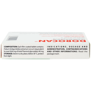 Thuốc Dorocan 40mg hỗ trợ điều trị rối loạn chú ý và trí nhớ (Hộp 30 viên)