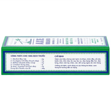 Dầu gió trắng Cây Búa Axe Brand Universal Oil giảm các triệu chứng cảm lạnh, ho khan (5ml)