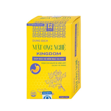 Dung dịch bảo vệ niêm mạc dạ dày mật ong nghệ Kingdom 15 gói x 10ml