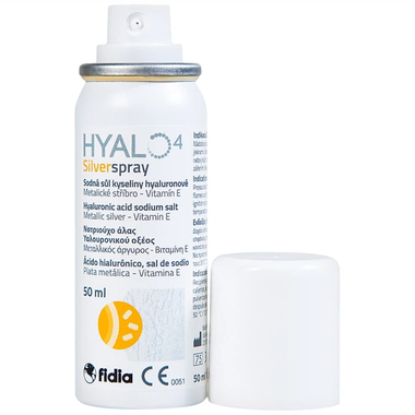Chai xịt Hyalo4 Silver Spray hỗ trợ điều trị vết thương (50ml)