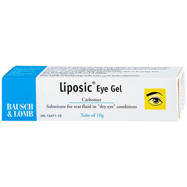 Gel nhỏ mắt Liposic Eye Gel điều trị triệu chứng cho bệnh khô mắt