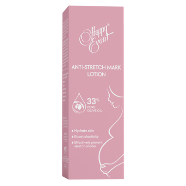Sữa chống rạn da Happy Event Anti-Stretch Mark Lotion giúp dưỡng ẩm tự nhiên (125g)