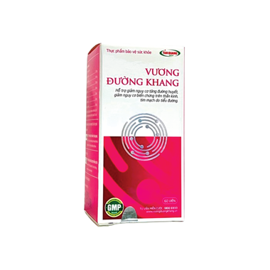 Thực phẩm bảo vệ sức khỏe Vương Đường Khang hỗ trợ giảm nguy cơ tăng đường huyết, giảm nguy cơ biến chứng trên thần kinh, tim mạch do tiểu đường.