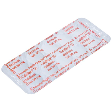 Thuốc Cataflam 50 Novartis điều trị đau sau chấn thương, viêm và sưng do bong gân