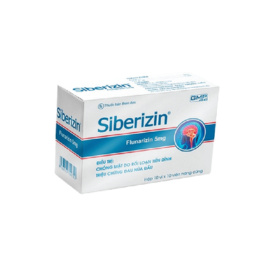 Thuốc Siberizin điều trị dự phòng cơn đau nửa đầu