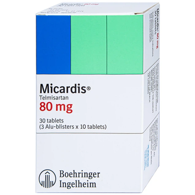 Viên nén Micardis 80mg Boehringer điều trị tăng huyết áp vô căn