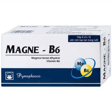 Thuốc Magne-B6 Phòng Ngừa Và Điều Trị Triệu Chứng Thiếu Magnesi (Hộp 5 Vỉ X 10 Viên)