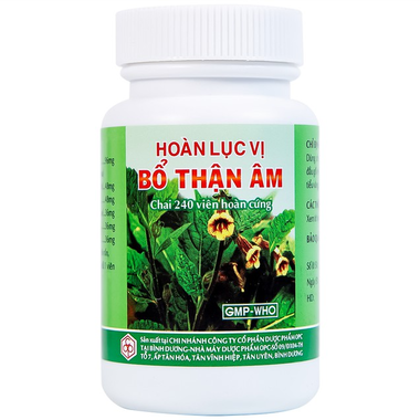 Thuốc Hoàn Lục Vị Bổ Thận Âm OPC điều trị các trường hợp tinh huyết suy kém, hoa mắt, chóng mặt (240 viên)