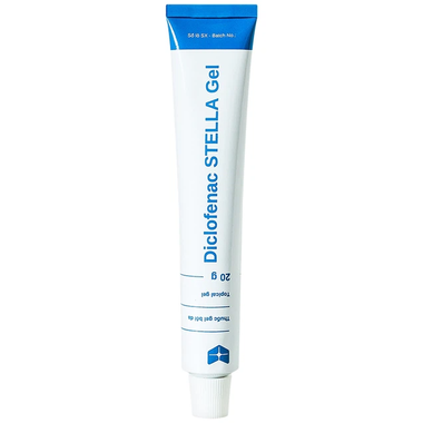 Gel Diclofenac Stella giảm triệu chứng đau và viêm trong trường hợp bong gân, trật khớp, vết bầm (20g)