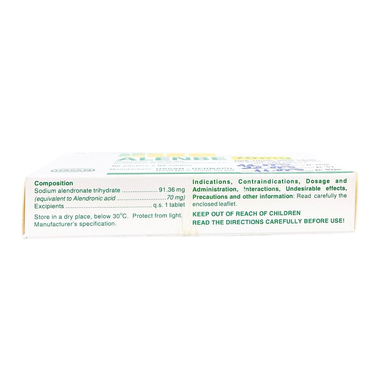 Thuốc Alenbe 70mg Hasan điều trị loãng xương (2 vỉ x 2 viên)