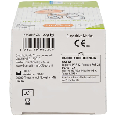 Bột pha hỗn dịch nhuận tràng PEGinpol Buona cải thiện tình trạng táo bón cho trẻ (20 gói x 5g)