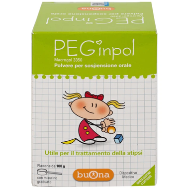 Bột pha hỗn dịch nhuận tràng PEGinpol Buona cải thiện tình trạng táo bón cho trẻ (20 gói x 5g)