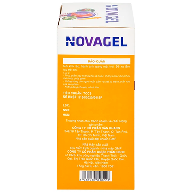 Thực phẩm bảo vệ sức khỏe NOVAGEL (hộp 20 Gói x 10ml)