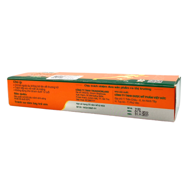 Kem xoa bóp Trung Sơn hỗ trợ giảm đau, chống viêm cơ (60g)