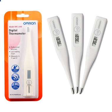 Nhiệt kế điện tử Omron MC-246 đo nhiệt độ cho trẻ khi sốt