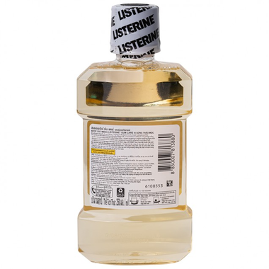 Nước súc miệng Listerine Gum Care vị gừng thảo mộc ngăn ngừa vi khuẩn gây mảng bám và viêm nướu (250ml)
