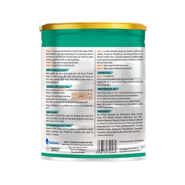 Sản phẩm dinh dưỡng giảm protein Nepro 1 (hộp 900 gram )