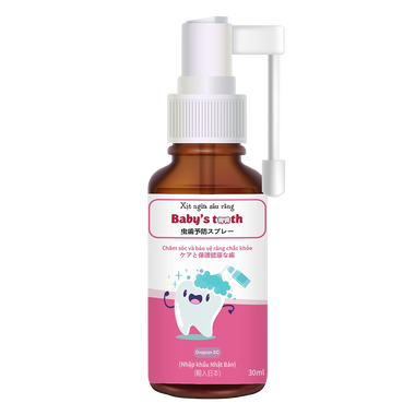Xịt ngừa sâu răng Baby&#039;s Tooth giúp răng bé chắc khỏe (30ml)