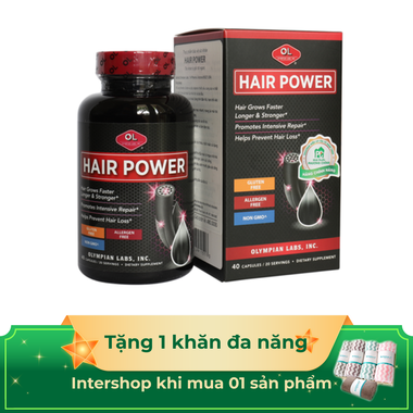 Thực phẩm bảo vệ sức khỏe viên nang Hair Power (40 viên )